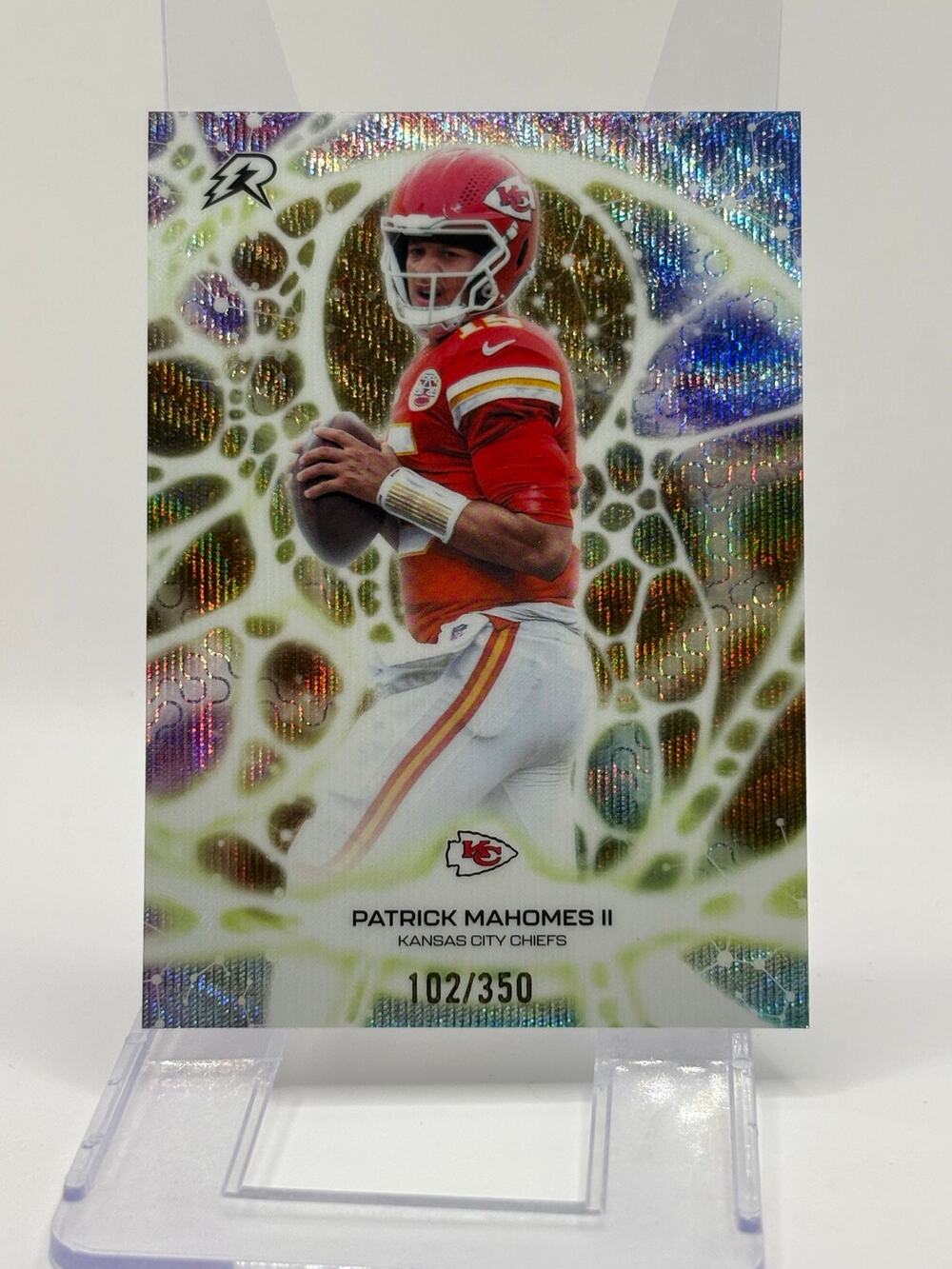 2025 Topps Resurgence Patrick Mahomes II Protonyx Bronze Surge Refractor 102/350